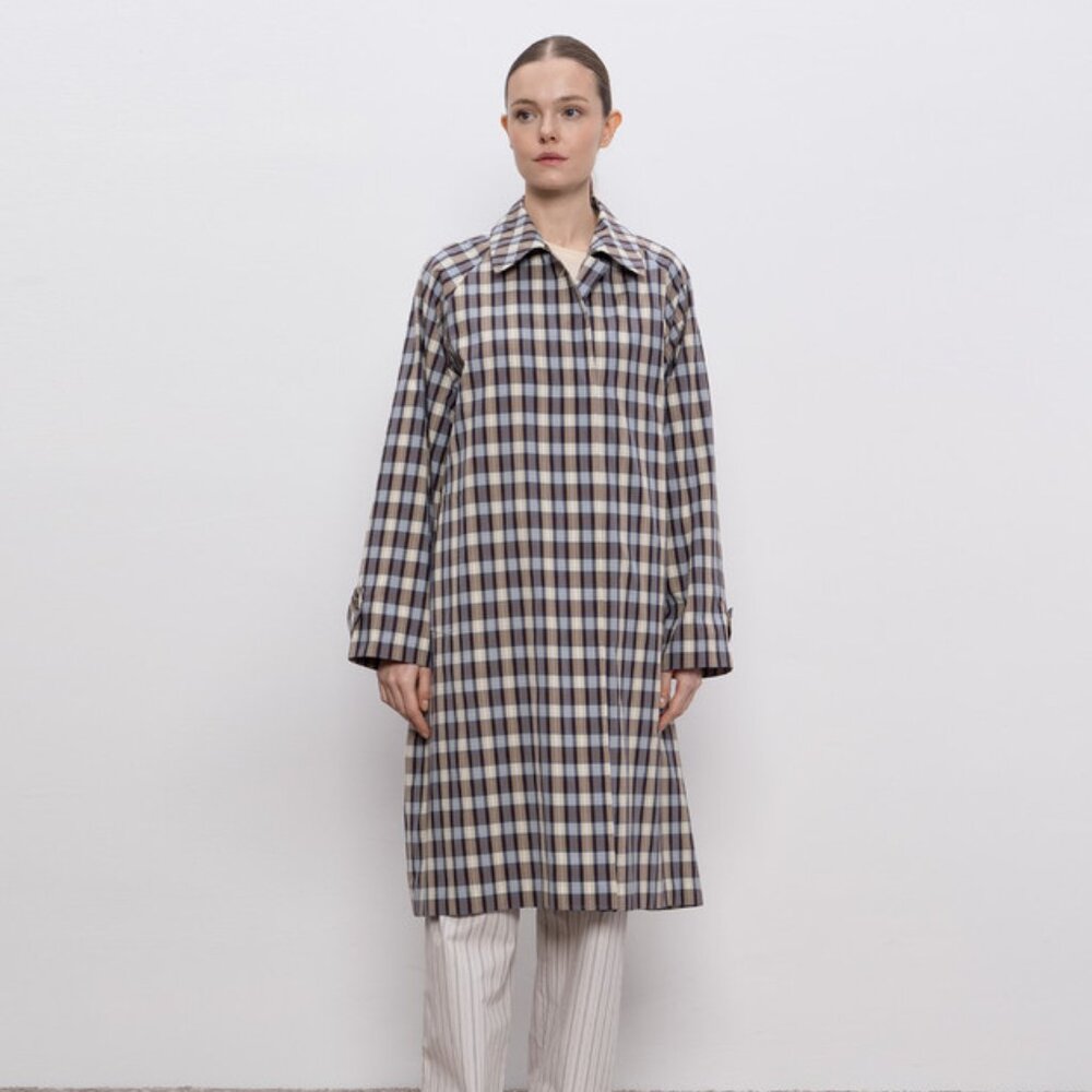 THE ROW Check Tavishina Coat
